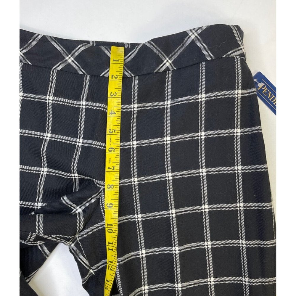 New Pendleton Wool Darcy Windowpane Plaid Trouser… - image 8